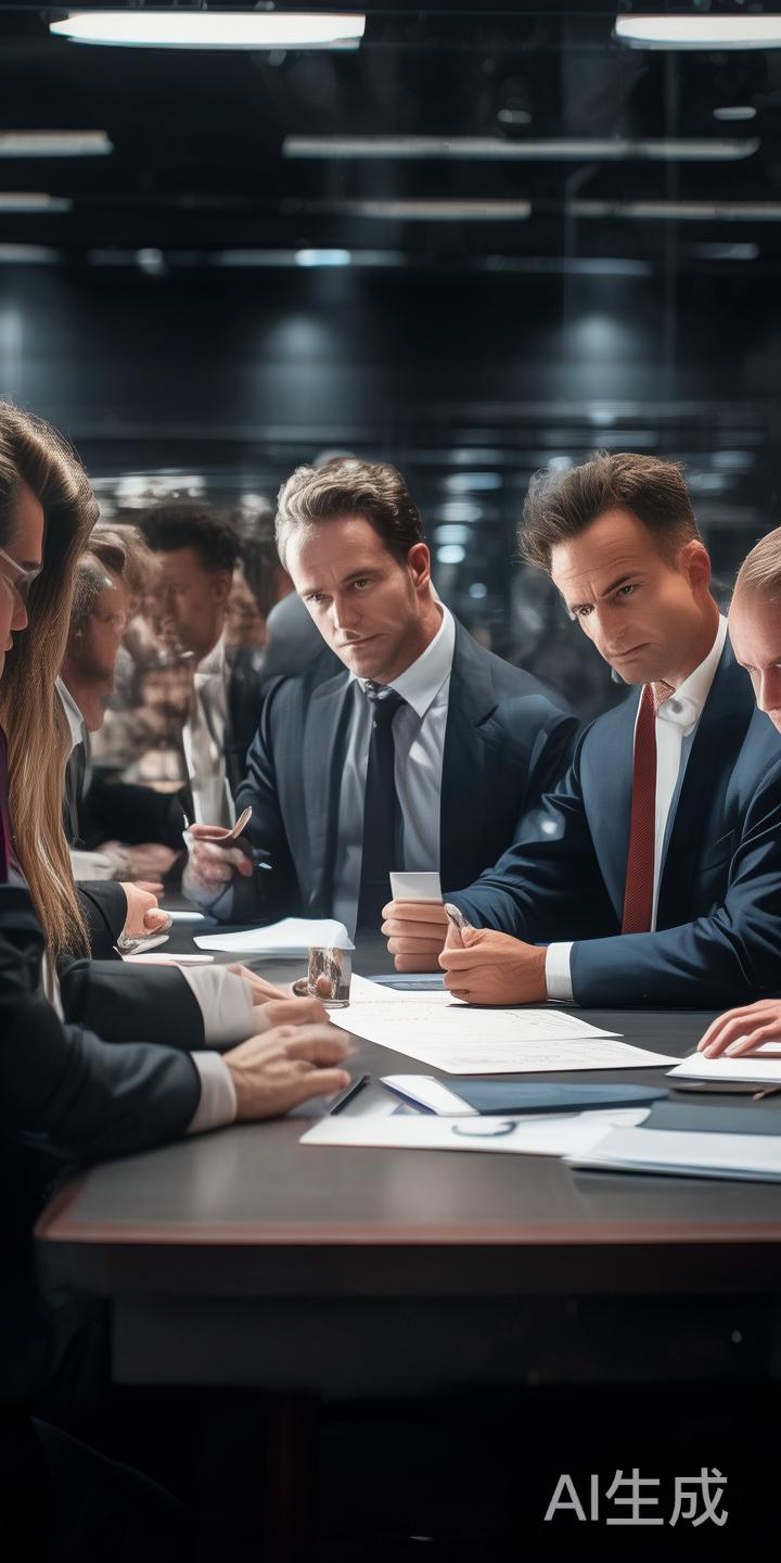 一个鲜明的例子是某次公司重大战略调整时，董事们展现